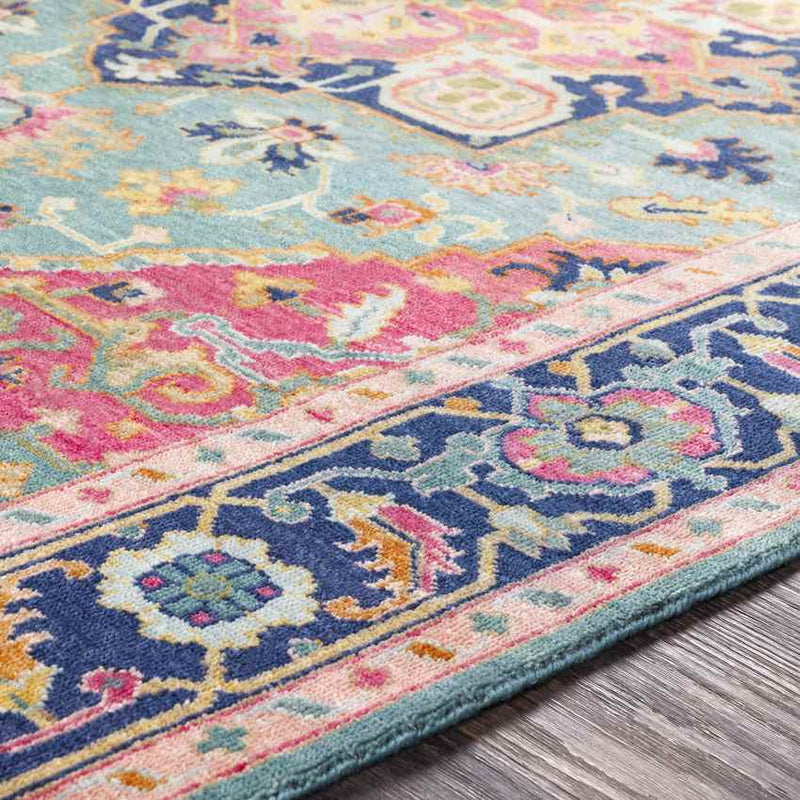 Parma Traditional Teal Area Rug