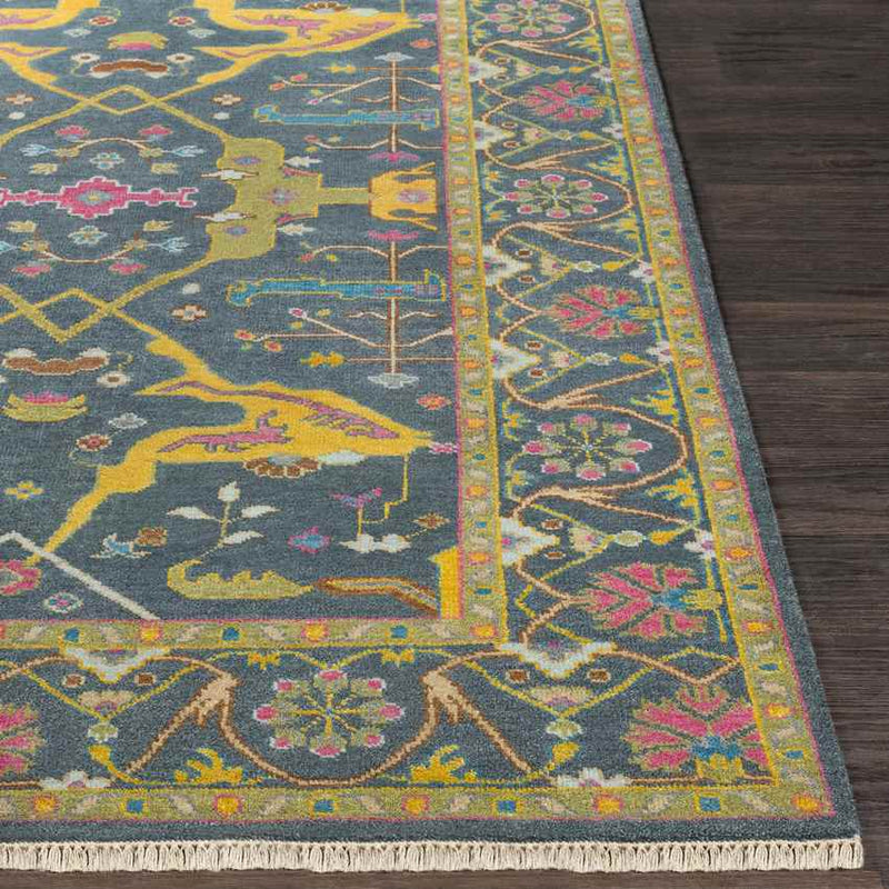 Brescia Traditional Dark Blue Area Rug