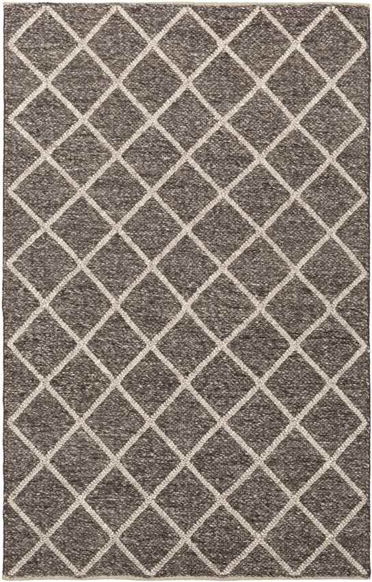 Modena Modern Dark Brown/Cream Area Rug