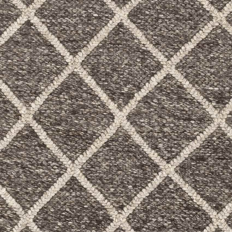 Modena Modern Dark Brown/Cream Area Rug