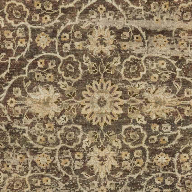 Ravenna Traditional Dark Brown Area Rug