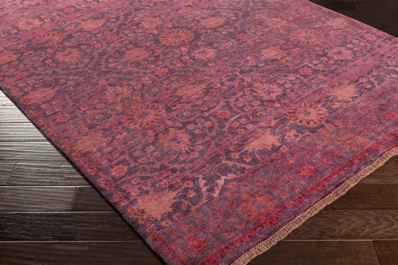 Ravenna Traditional Burgundy Area Rug