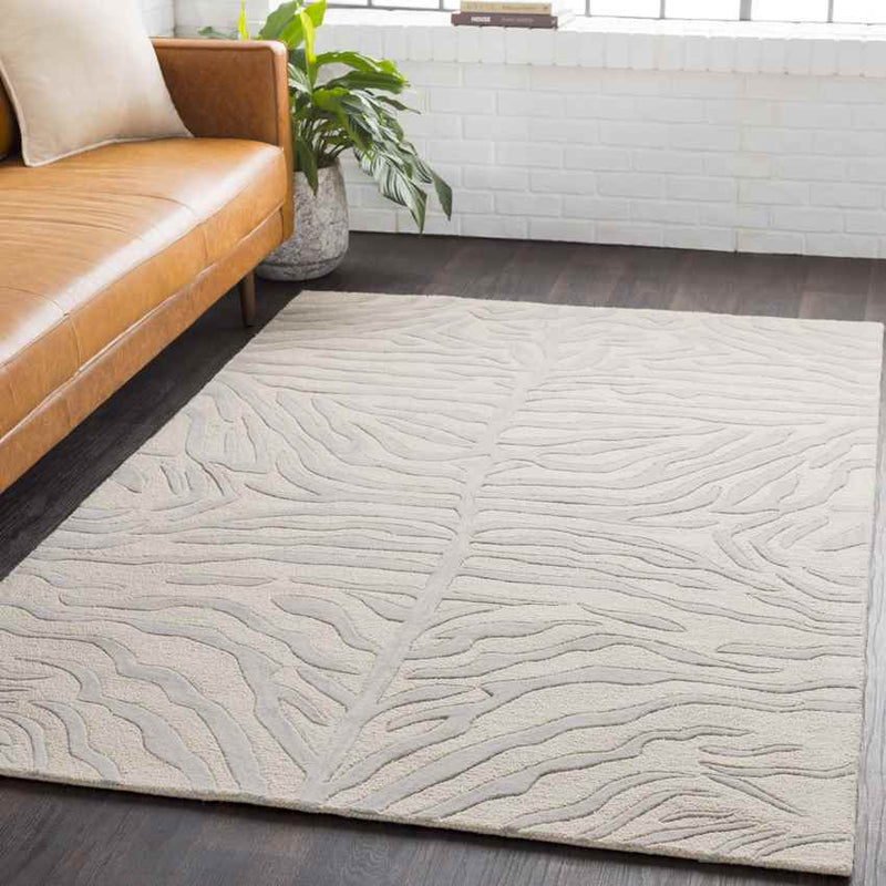 Foggia Modern Medium Gray Area Rug