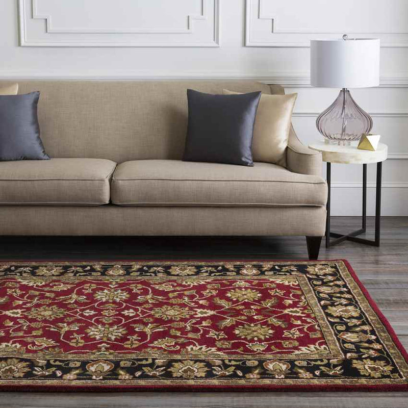 Forli Traditional Garnet Area Rug