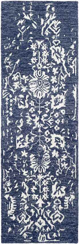 Cesena Traditional Dark Blue Area Rug