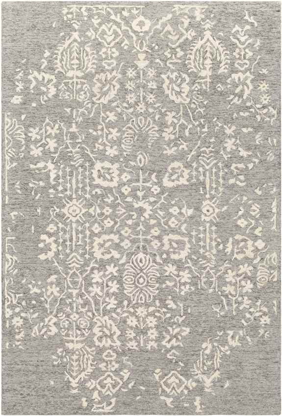 Cesena Traditional Medium Gray Area Rug