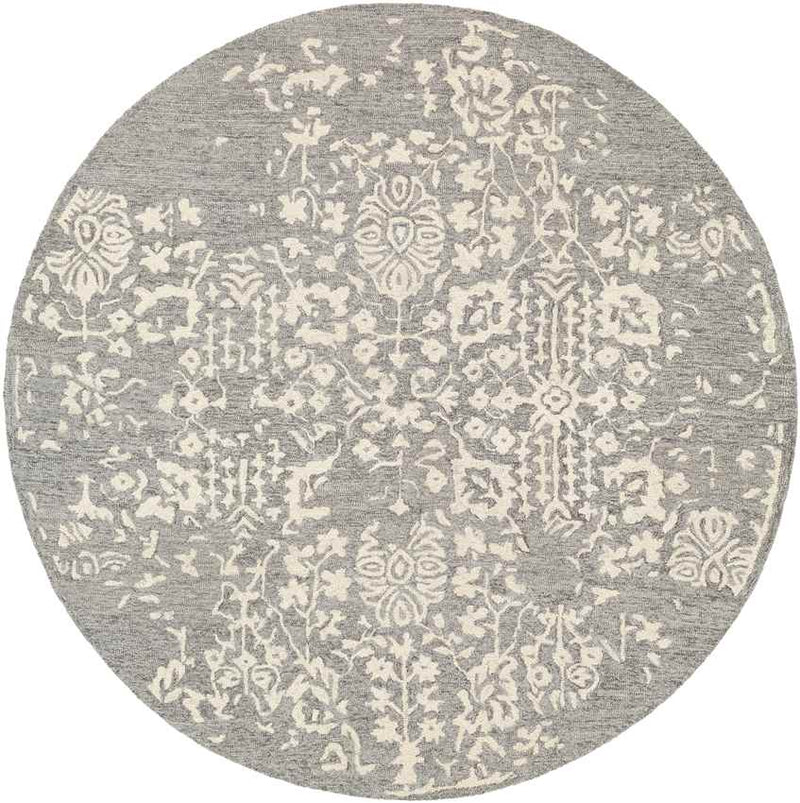 Cesena Traditional Medium Gray Area Rug