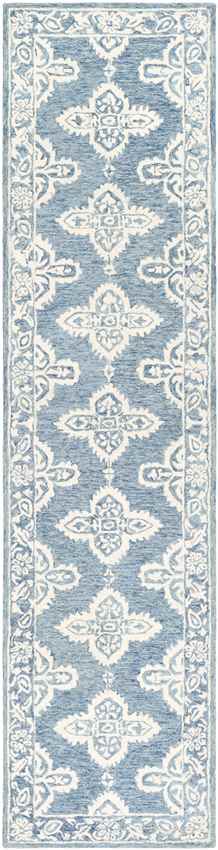 Lecce Global Pale Blue Area Rug