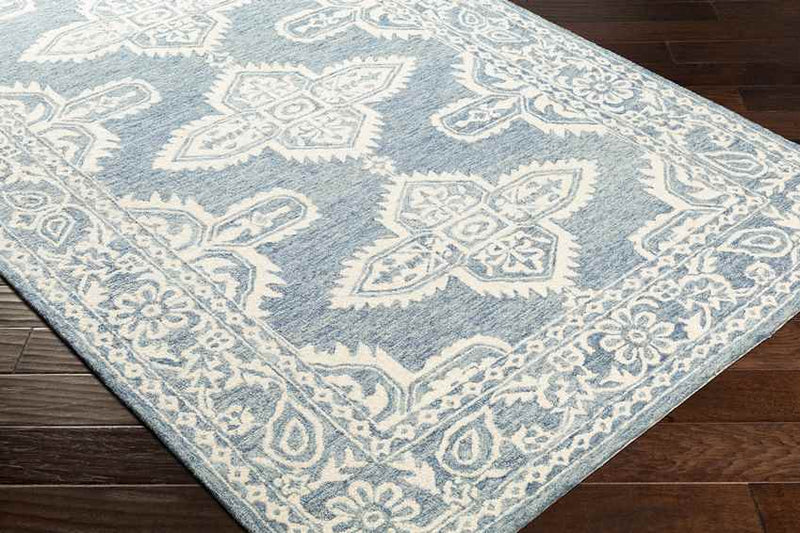 Lecce Global Pale Blue Area Rug