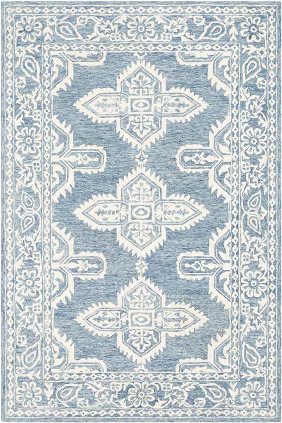 Lecce Global Pale Blue Area Rug