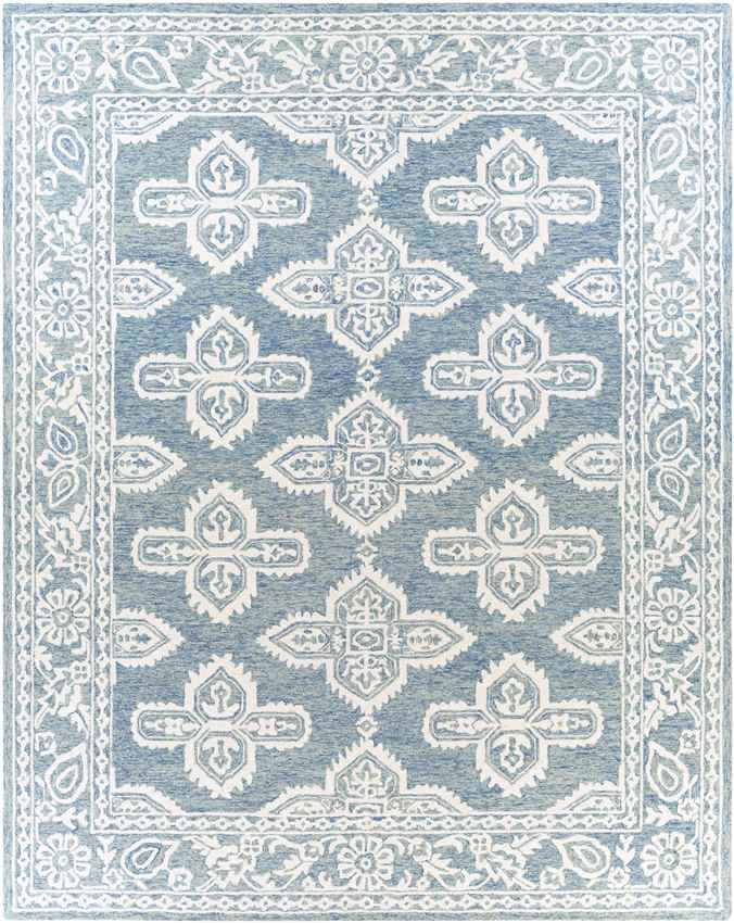 Lecce Global Pale Blue Area Rug