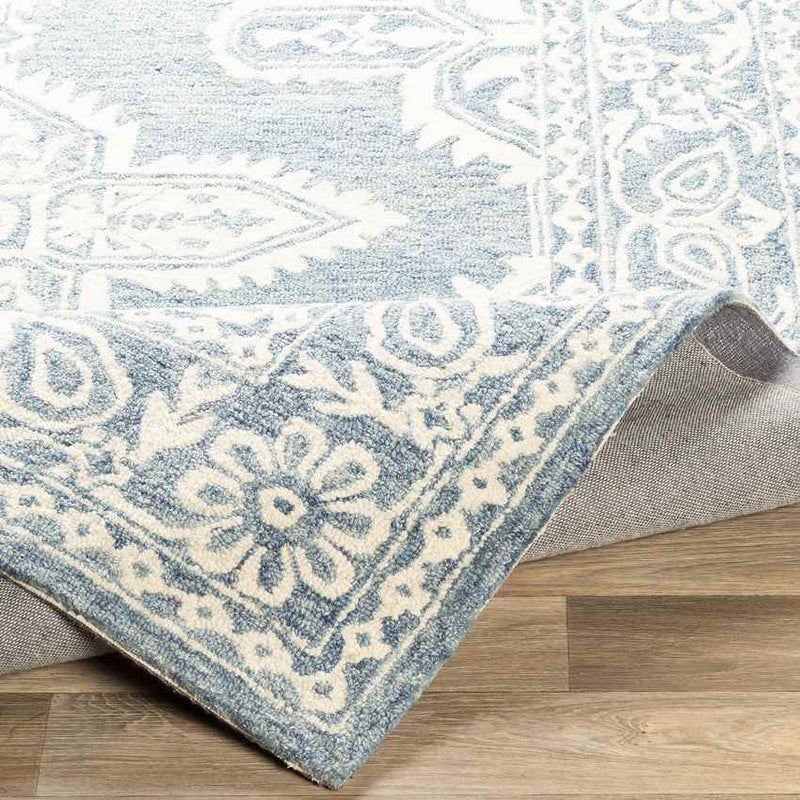 Lecce Global Pale Blue Area Rug