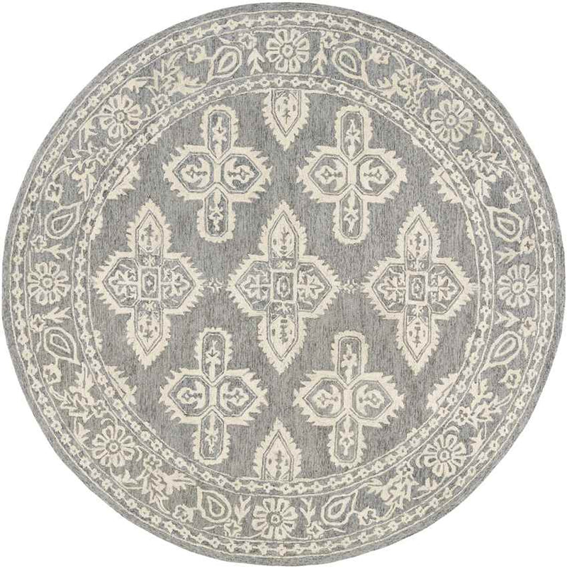 Lecce Global Medium Gray Area Rug