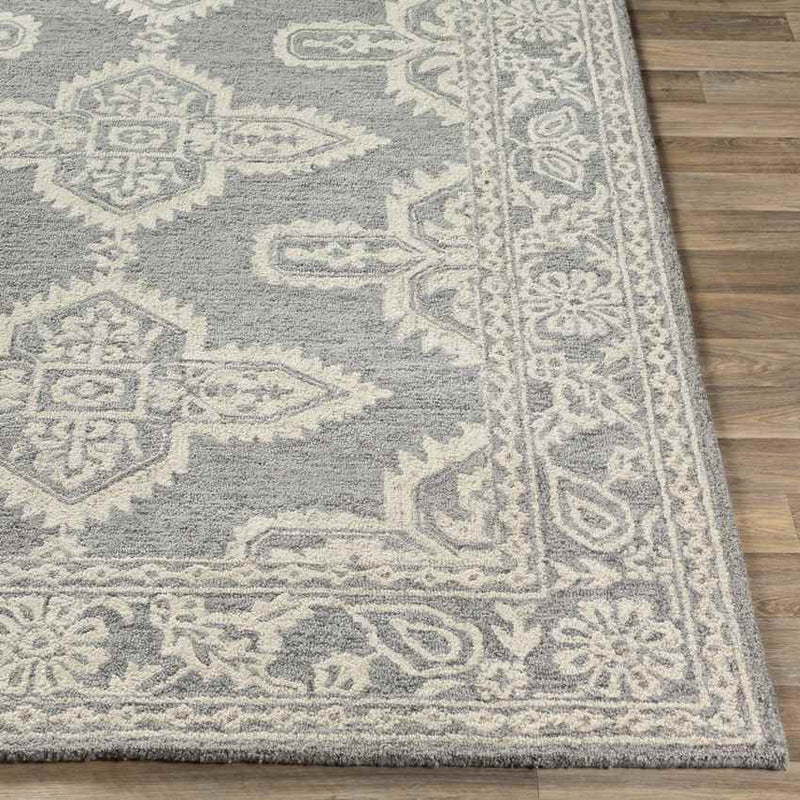 Lecce Global Medium Gray Area Rug