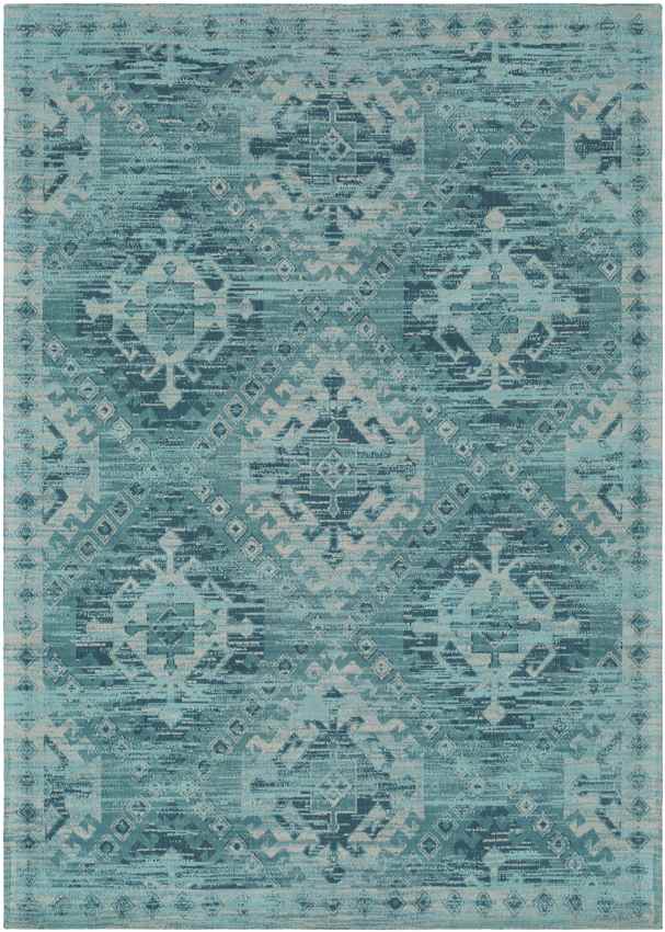 Pistoia Traditional Aqua Area Rug