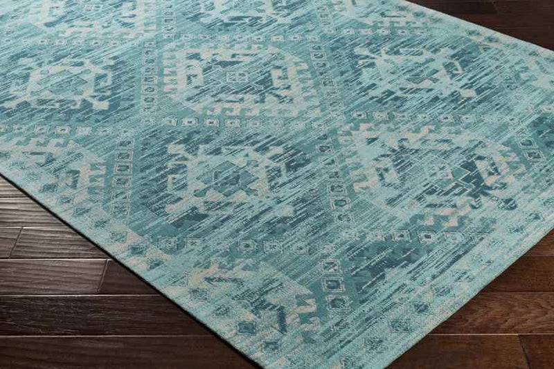 Pistoia Traditional Aqua Area Rug