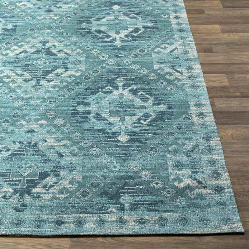 Pistoia Traditional Aqua Area Rug