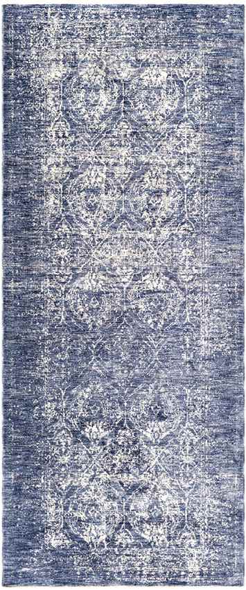 Pisa Traditional Navy Area Rug