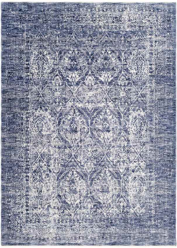 Pisa Traditional Navy Area Rug