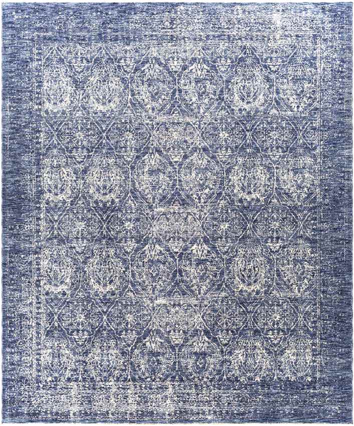 Pisa Traditional Navy Area Rug