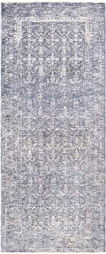 Catanzaro Traditional Navy Area Rug