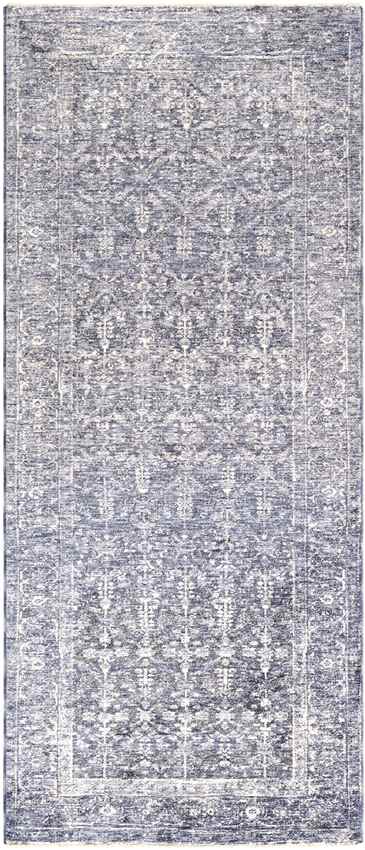 Catanzaro Traditional Navy Area Rug