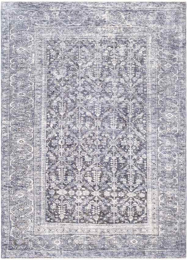 Catanzaro Traditional Navy Area Rug