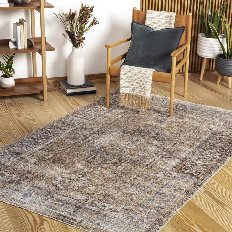 Brindisi Traditional Navy Area Rug