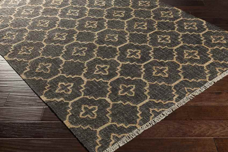 Como Cottage Black Area Rug