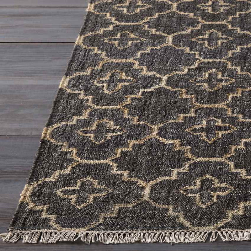 Como Cottage Black Area Rug