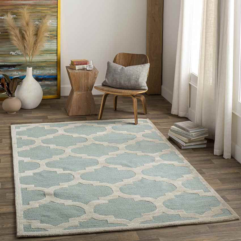 Pozzuoli Modern Mint Area Rug