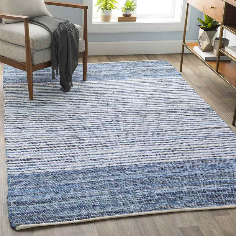 Massa Cottage Bright Blue Area Rug