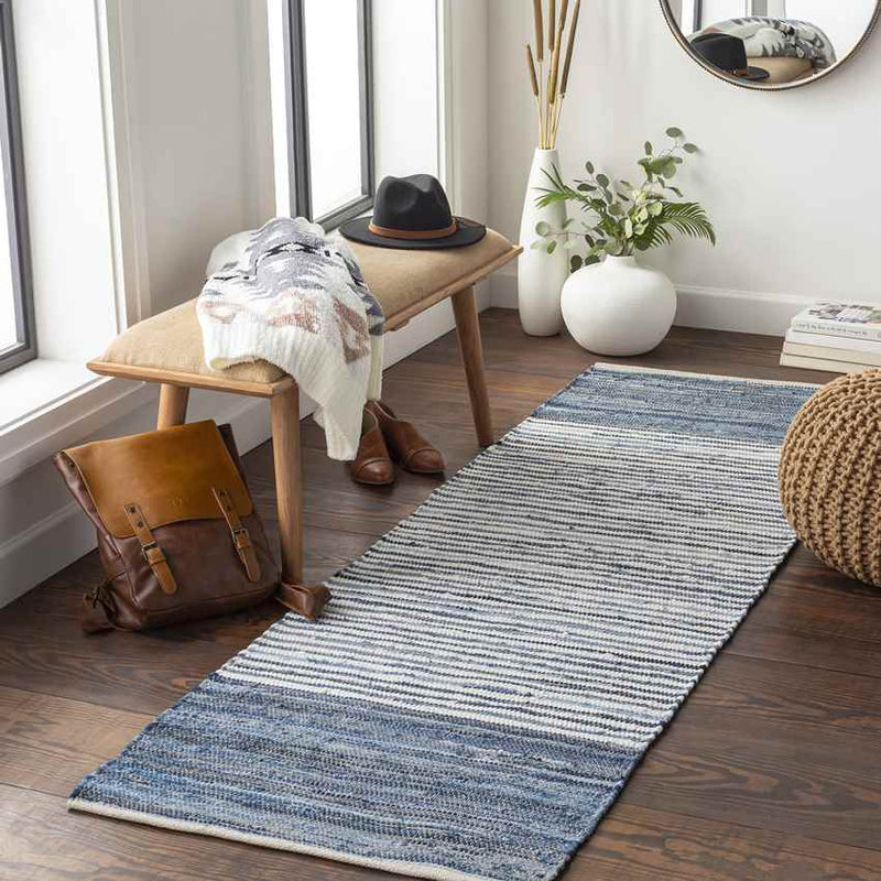 Massa Cottage Bright Blue Area Rug