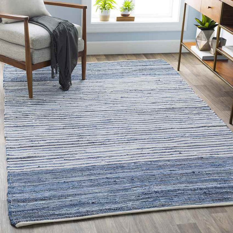 Massa Cottage Bright Blue Area Rug