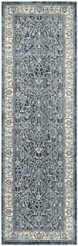 Legnano Traditional Navy Area Rug