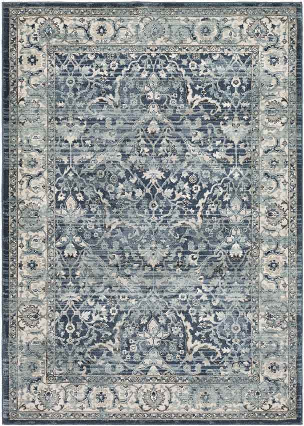 Legnano Traditional Navy Area Rug