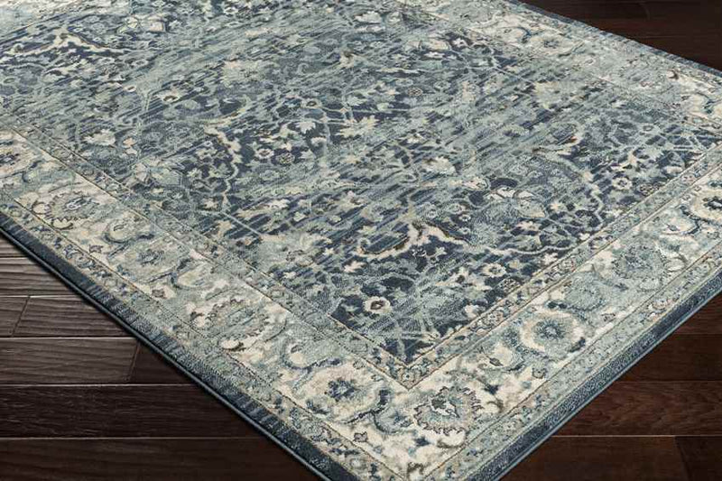 Legnano Traditional Navy Area Rug