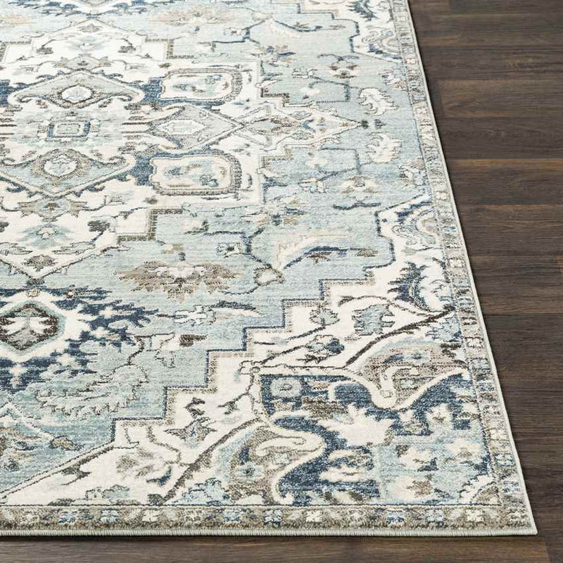 Acerra Traditional Navy Area Rug