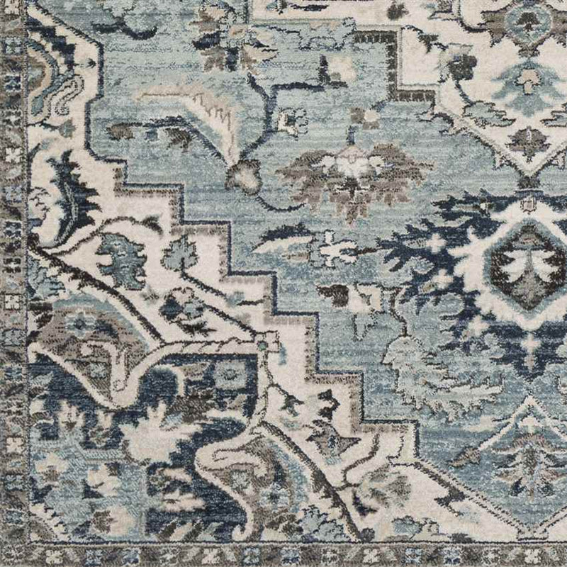 Acerra Traditional Navy Area Rug