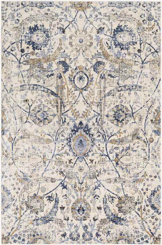 Avellino Traditional Denim Area Rug