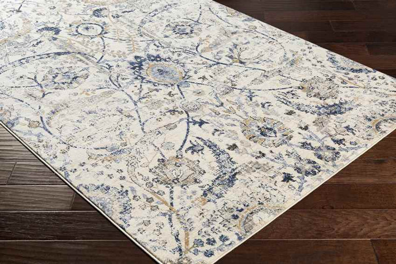 Avellino Traditional Denim Area Rug