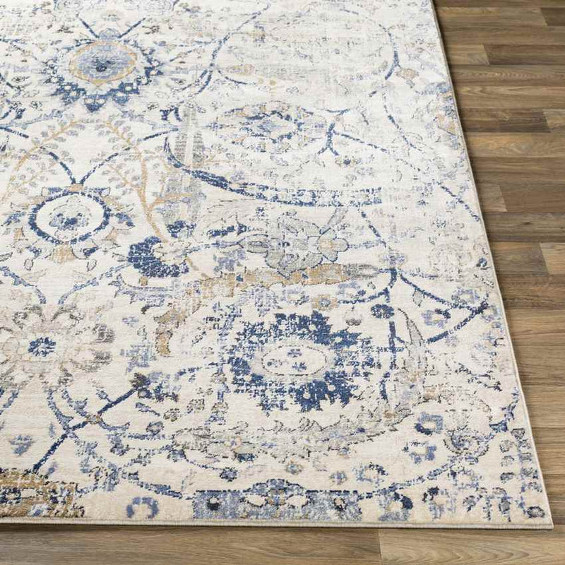 Avellino Traditional Denim Area Rug