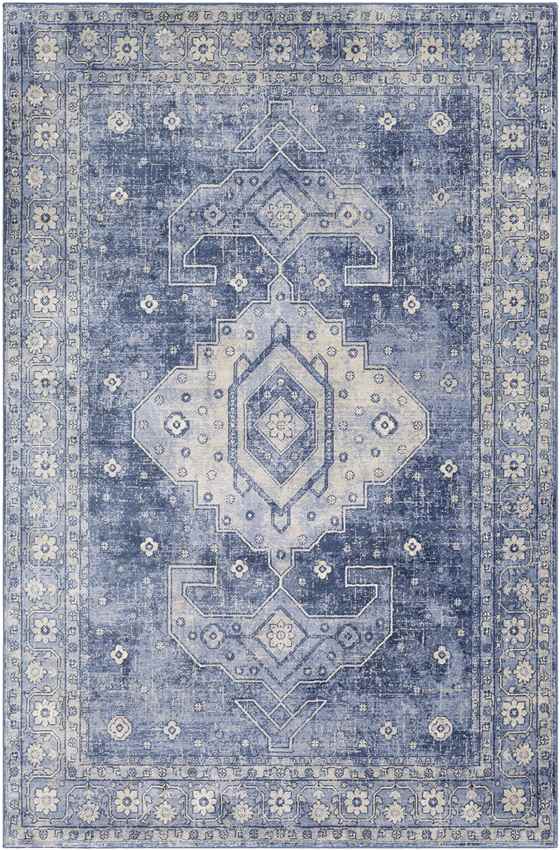 Teramo Traditional Navy Area Rug