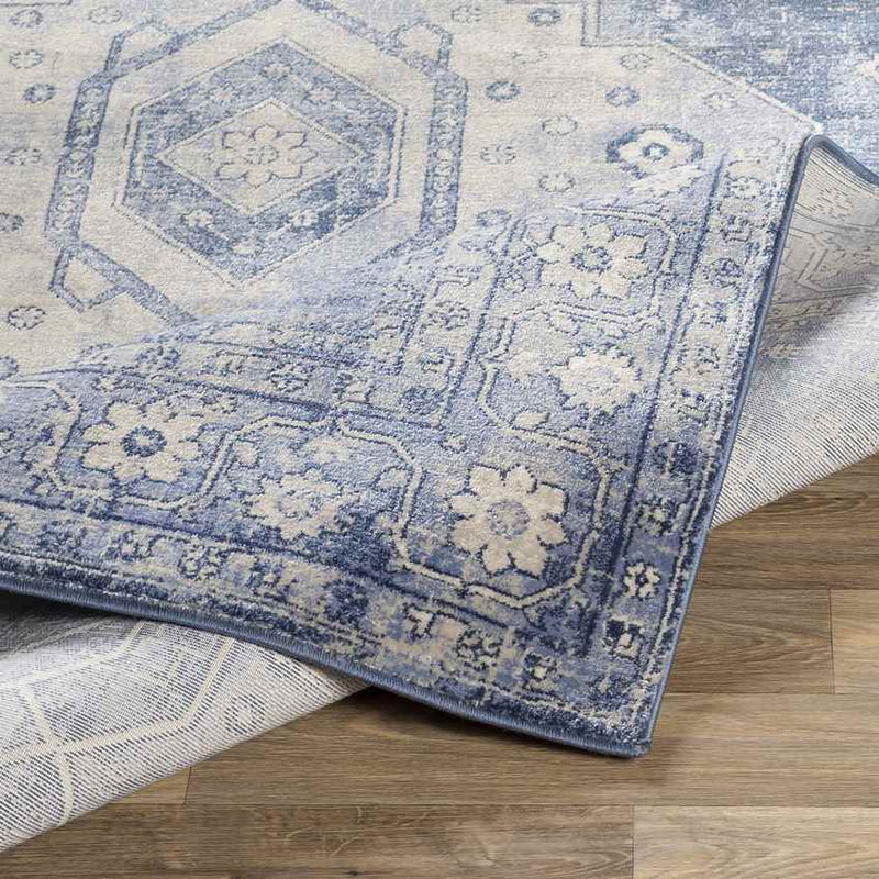 Teramo Traditional Navy Area Rug