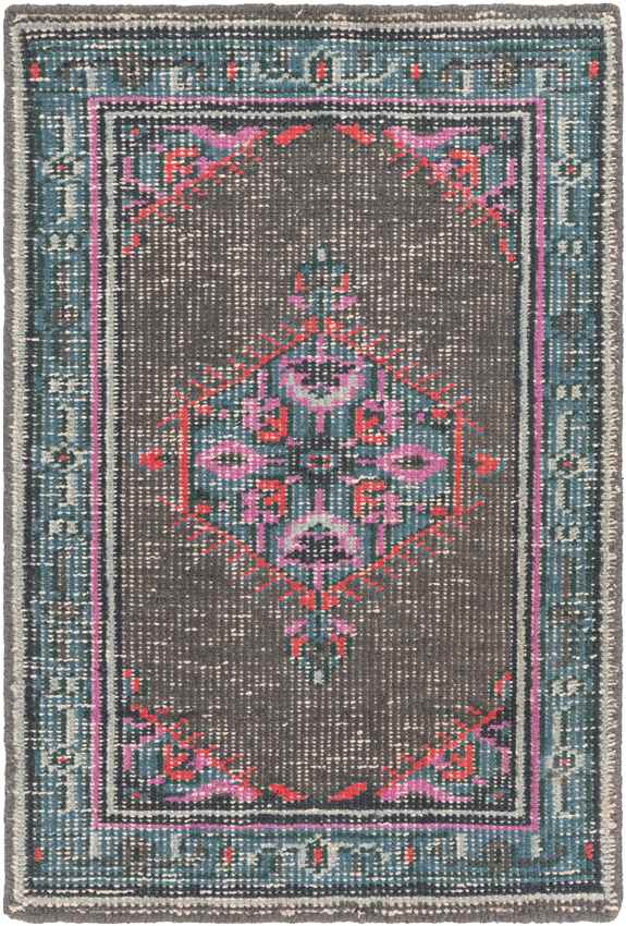 Chieti Traditional Charcoal Area Rug