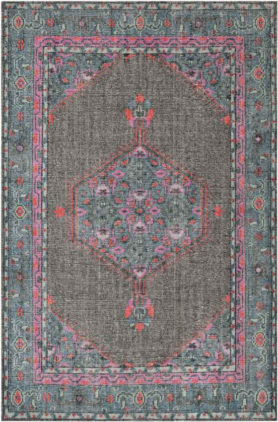 Chieti Traditional Charcoal Area Rug