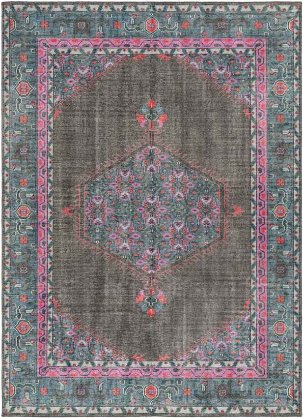 Chieti Traditional Charcoal Area Rug