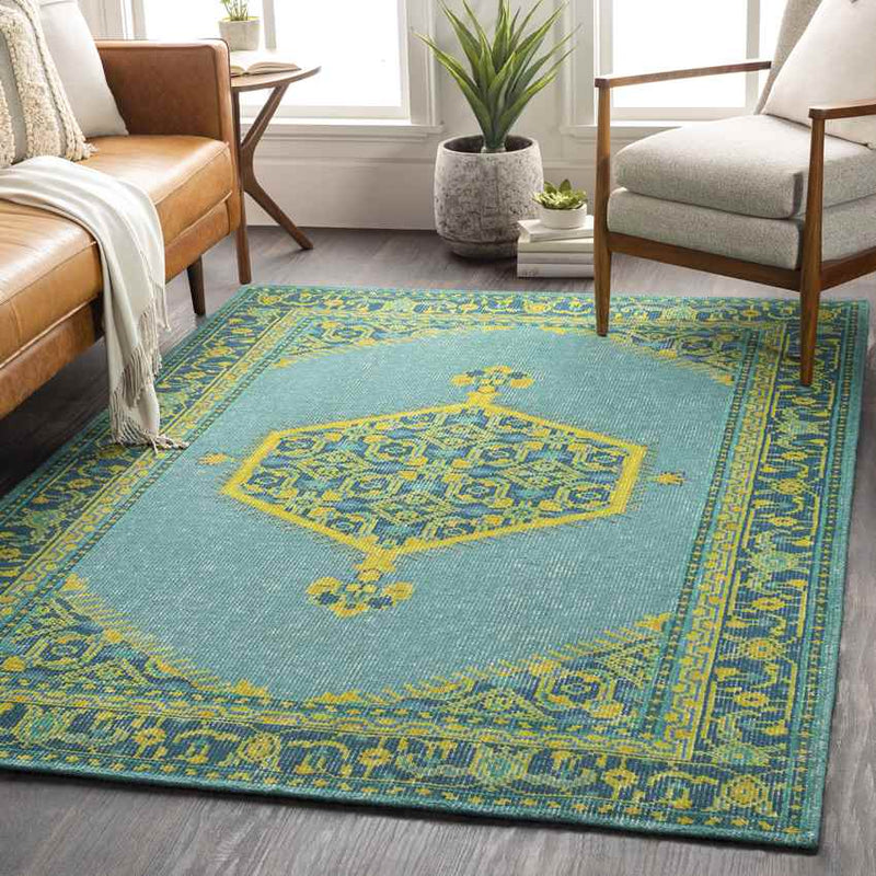 Chieti Traditional Emerald Area Rug