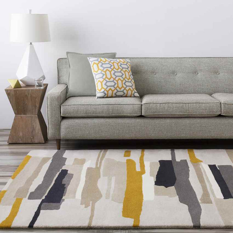 Marche Modern Medium Gray Area Rug