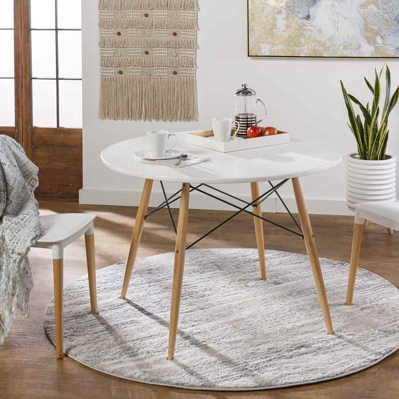 Carvell Modern Light Gray Area Rug